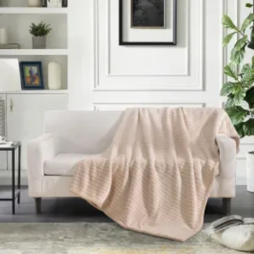 Nova Home Syros Winter Soft Jaquard Blanket - Ivory (Available In Sizes) product thumbnail 2