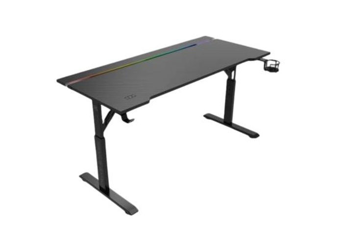 Proove Gaming Glitch RGB Adjustable Gaming Desk 140cm – Black (GTGL00140101) product thumbnail 2