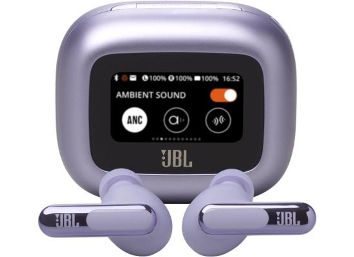 JBL Live Beam 3 Wireless Earbud Headphones, Up to 48 Hours Battery Life, Personi-fi 3.0, True Adaptive Noise Cancelling & Signature Sound, IP55 Waterproof, with Earplugs, Purple product thumbnail 2