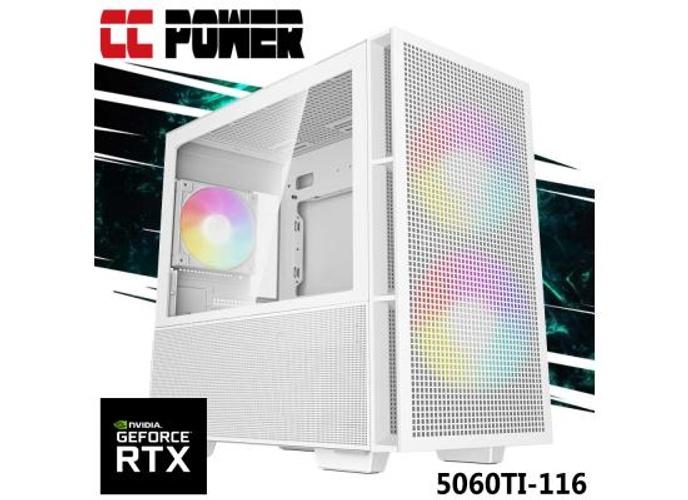 CC Power 5060TI-116 Gaming PC NEW 9Gen AMD Ryzen 9 7900X 12-Cores w/ Nvidia RTX 5060TI 8GB DDR7 & DDR5 Memory & Advanced Air Cooler product thumbnail 2