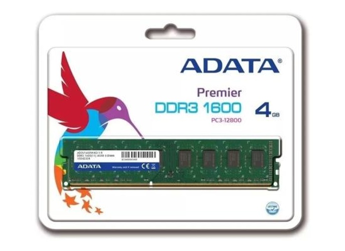 ADATA Premier 4GB 1600Mhz DDR3L RAM Memory Module for Desktop product thumbnail 2