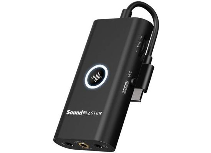Creative Sound Blaster G3 USB-C External USB DAC & Amp for PS4, Nintendo Switch, Ft. GameVoice Mix (Audio Balance for Game/Chat), Mic/Vol Control and Mobile App Control product thumbnail 2