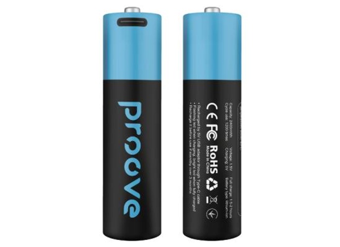 Proove Compact Energy Rechargeable Batteries AA Type Batteries 2400mWh (2 Pieces) product thumbnail 2