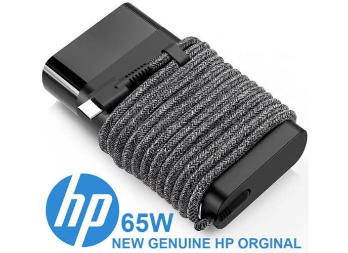 HP Genuine 65W USB-C Slim Power Adapter, AC 100-240V, 50/60Hz, Power Saving, Black product thumbnail 2