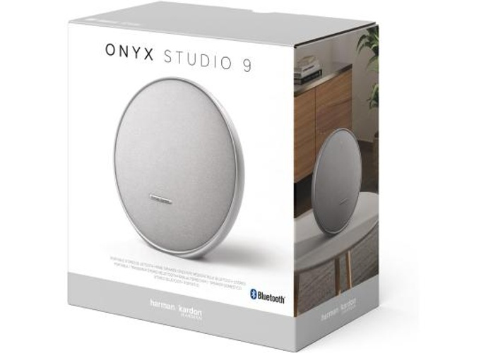 Harman Kardon Onyx Studio 9 Portable Speaker, 50W RMS Output Power, 1x 120mm Woofer, 3x 20mm Tweeter, Bluetooth 5.3 Connectivity, Type-C Port, Gray product thumbnail 2