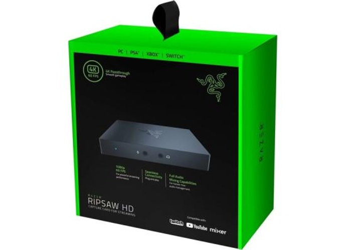 Razer Ripsaw HD Game Streaming Capture Card 4K Passthrough 1080P FHD 60 FPS Recording For PC, PS4, Xbox One, Nintendo Switch product thumbnail 2