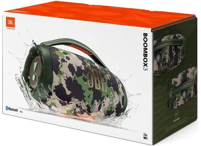 JBL Boombox 3 Portable Bluetooth Speaker with Massive Sound, Deepest Bass, IPX7 Waterproof, 24H Playtime, PartyBoost - Squad product thumbnail 2