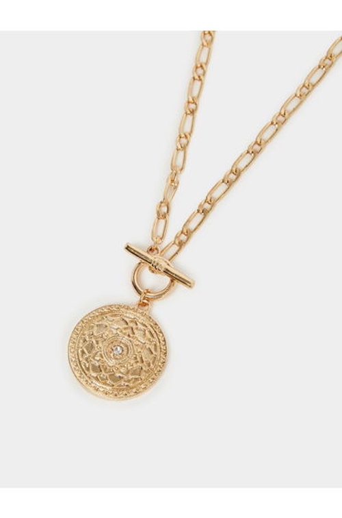 Gold Coin Pendant Necklace product thumbnail 3