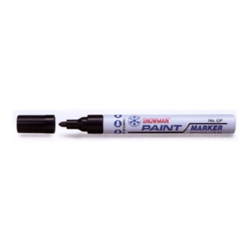 SNOWMAN PAINT MARKER - Black