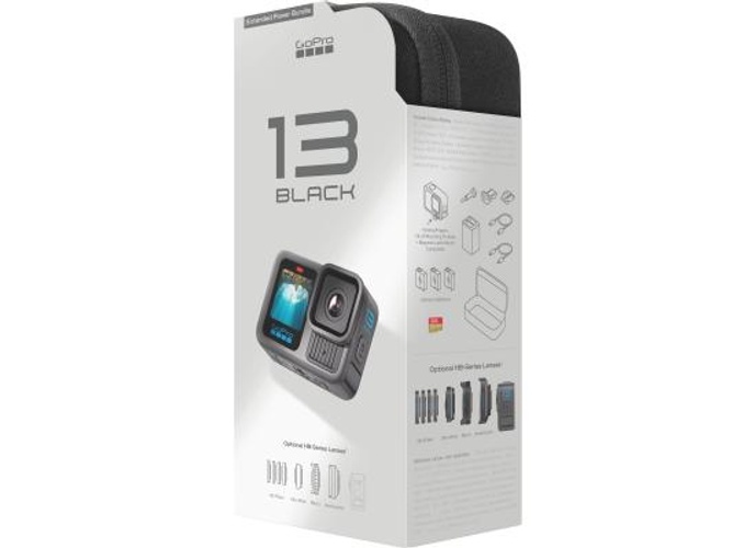 GoPro HERO13 Black Extended Power Bundle - Includes Dual Battery Charger, 3 Enduro Batteries, 64GB SanDisk microSD Card, Camera Case product thumbnail 2