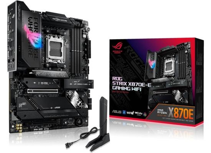 ASUS ROG STRIX X870E-E GAMING WIFI 7 DDR5 AMD AM5 Processors AI Intelligence, Up To 256GB RAM EXPO, AI Overclocking, 2xUSB4 Ports, Gen 5 PCIe product thumbnail 2