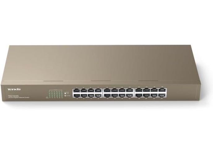 Tenda (TEG1024G) 24-Port Gigabit Switch, Unmanaged Rackmount Ethernet Switch product thumbnail 2