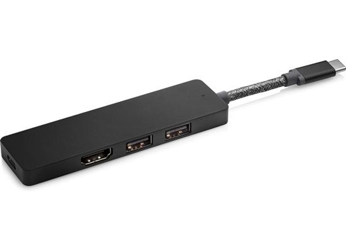 HP Elite USB-C Hub with 90w USB-C Port and Charging with USB-A HDMI Ports - Black product thumbnail 2