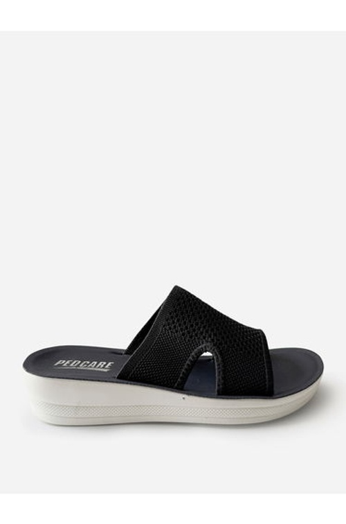 Textured Slip-On Comfort Sandals