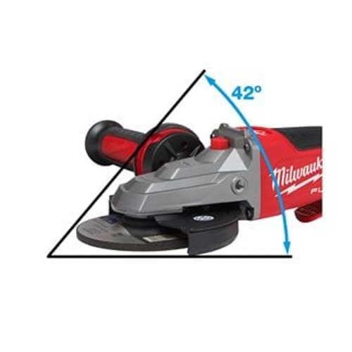 صاروخ تجليخ ميلواكي (Milwaukee) برأس مسطح موديل M18 FSAGF125XPDB - تقنية FUEL ونظام مكابح product thumbnail 4