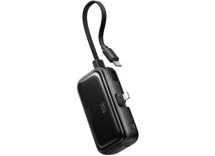 Mcdodo MC-7800 MDD Free kit Series Power Bank Portable Charger with iPhone Plug and Digital Display 5000mAh 20W - Black product thumbnail 2