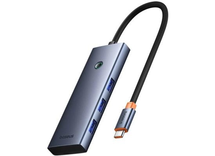 Baseus UltraJoy Series 7-Port HUB Docking Station (Type-C to HDMI4K@60Hz*1+VGA*1+USB 3.0*4+PD*1) -Space Grey product thumbnail 2