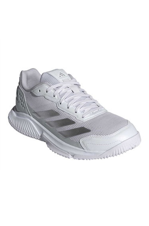 Adidas Womens/Ladies Courtquick Cloudfoam Padel Shoes - White product thumbnail 2