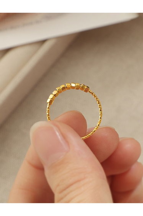 Golden Textured Ring product thumbnail 4