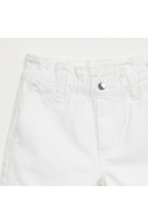 Paper Bag Denim Shorts WHITE product thumbnail 2