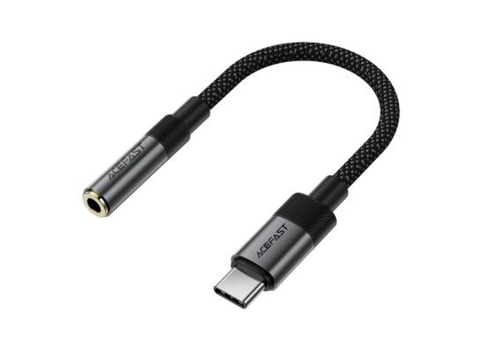 ACEFAST J12 USB-C to 3.5mm Audio Adapter High-Fidelity Audio Converter - Black product thumbnail 2