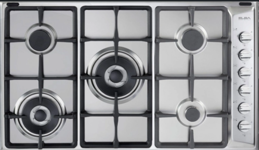 Elba Built in Gas Hob, 90Cm, 5Burners, Stainless Steel