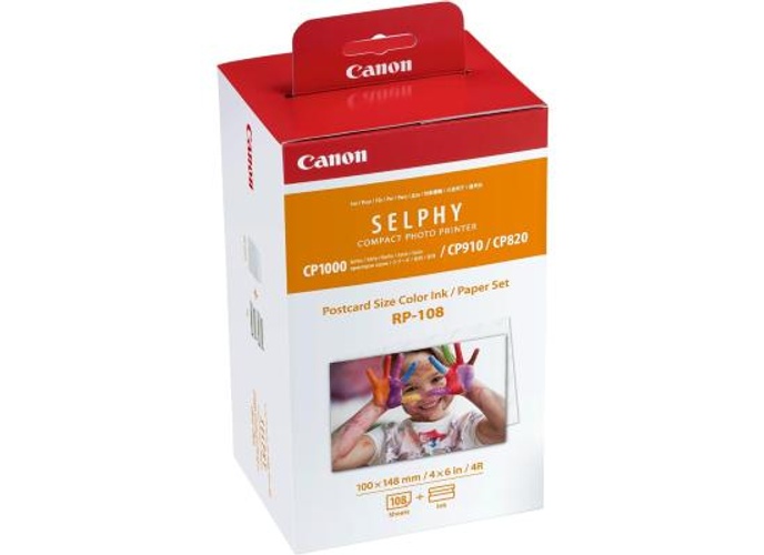 Canon RP-108 All-in-one Ink Cartridge & Photo Paper Pack 100 x 148 mm Paper Set 108 Sheets product thumbnail 2