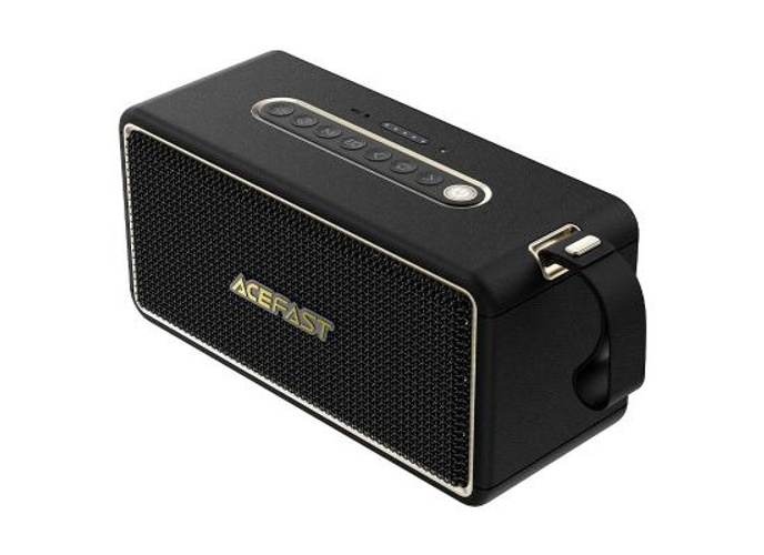 ACEFAST K3 Ultra-Portable Bluetooth-Compatible Speaker IPX6 Waterproof RGB Light Loudspeaker up to 20 hours USB disk, TF card, and AUX - Black product thumbnail 2