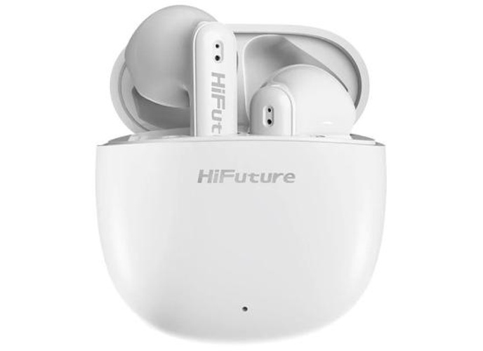 HiFuture Colorbuds2 TWS Earphones, Bluetooth 5.3, 20 Hours Playtime, IPX5 Sweatproof, ENC for Calls, Dynamic Bass, Wireless Earbuds - White product thumbnail 2