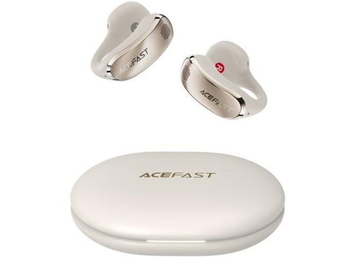 ACEFAST ACECLIP Pro Open Ear Wireless Earphones Dual Mic Noise Reduction Bluetooth-compatible Earbuds - Light Gold product thumbnail 2