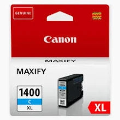 طقم خراطيش حبر كانون (Canon) أصلية عالية الإنتاجية PGI-1400XL - أربعة ألوان (أسود، أزرق، أرجواني، أصفر) - تقنية حبر DRHD الصبغي - متوافقة مع MAXIFY MB2040 و MB2340 product thumbnail 4