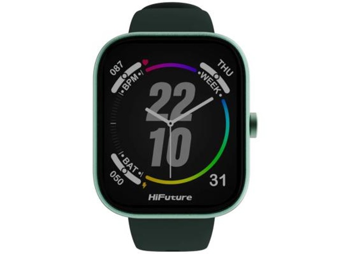 HiFuture LUME Smartwatch 1.85" IPS Display, Dual-Core Processor, 100+ Sports Modes, Built-in Wireless Calling, 24/7 Health Monitoring (Heart Rate, SpO2, Sleep), Ultra-Light Weight Sleek Design, Dark Green product thumbnail 2
