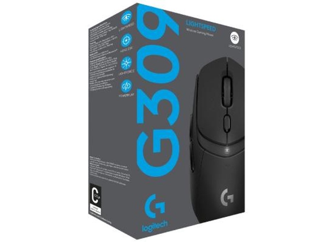 Logitech G309 Lightspeed Wireless Gaming Mouse, Lightweight, LIGHTFORCE Hybrid Switches, Hero 25K Sensor, 86g & 300+ hr Battery Life with AA Battery, 6 Programmable Buttons, PC & Mac - Black product thumbnail 2