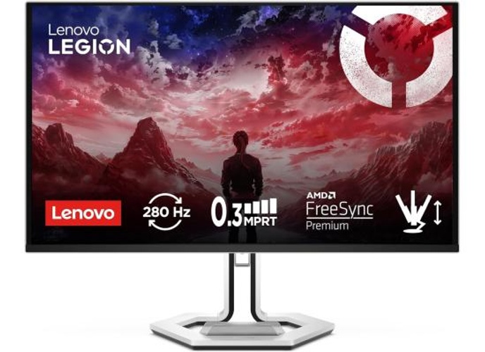 Lenovo Legion Pro 27Q-10 Gaming Monitor 26.5" | QD-OLED | 280Hz, 0.03 ms, 16:9, 2x HDMI 2.1, DisplayPort 1.4, 1 x USB-B, 3 x USB-A | Tilt, Swivel, Pivot, Lift Adjust Stand | White product thumbnail 2