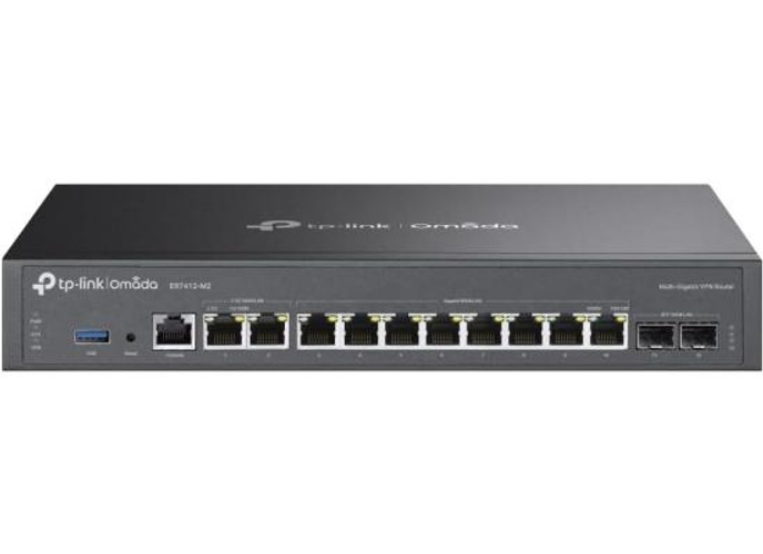 TP-Link Omada ER7412-M2 Multi-Gigabit VPN Router | Quad-core | 2X 2.5G Ports | 1x USB 3.0 Port product thumbnail 2