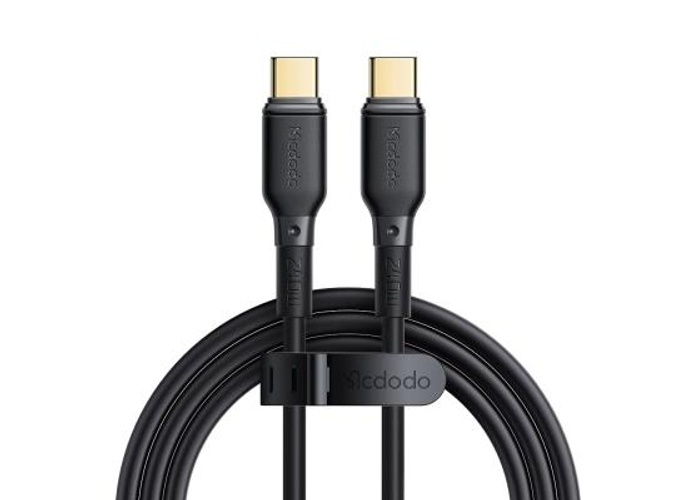 Mcdodo CA-3310 Series 240W Type-C to Type-C PD3.1 Fast Charging, Data Sync Cable 1.2m (Black) product thumbnail 2