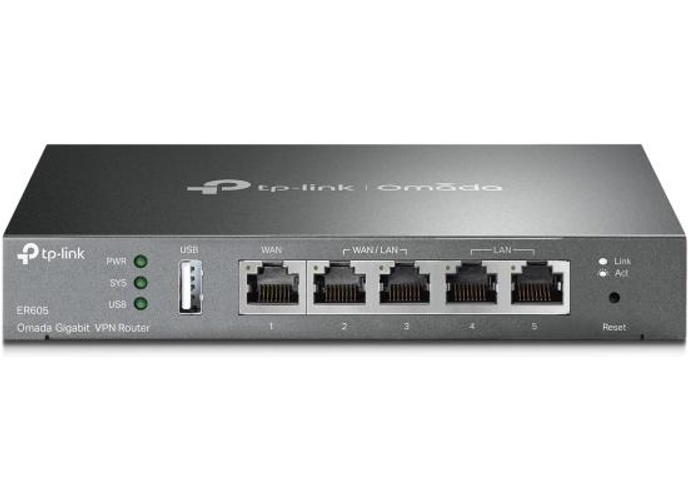 TP-Link ER605 V2 Wired Gigabit VPN Router Up to 3 WAN Ethernet Ports + 1 USB WAN SPI Firewall Omada SDN Integrated Load Balance Lightning Protection product thumbnail 2