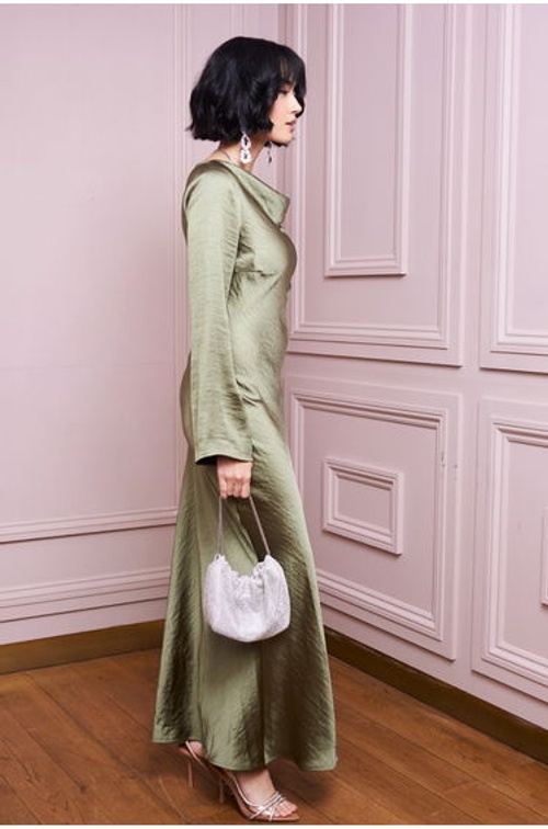 TFNC Lavisha Olive Maxi Dress product thumbnail 2