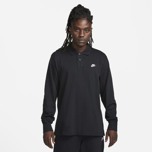 تي شيرت بولو كلوب بأكمام طويلة - اسود product thumbnail 6