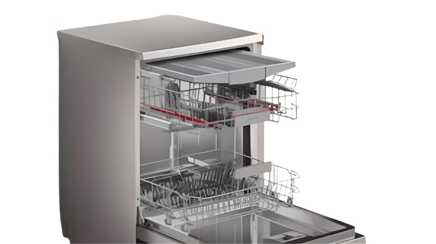 Bosch Free Stand Dishwasher A++, 7Prog, 6.7Lit, 3rd Rack, Stainless Steel product thumbnail 3