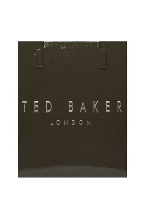 Ted Baker Logo Tote Bag - Khaki Green product thumbnail 3