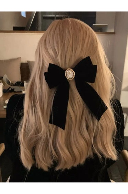 Set of 2 - Black Bow Hair Clip product thumbnail 2