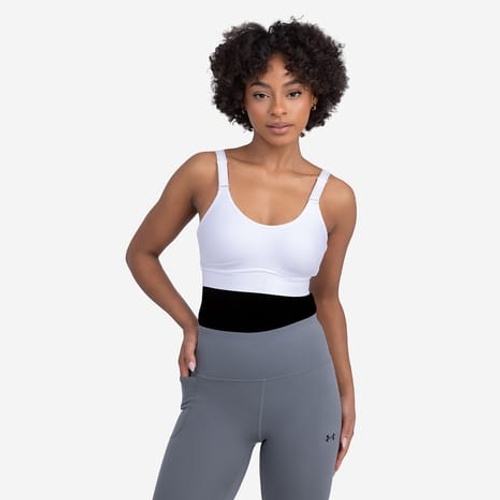 Infinity 2.0 Mid Sports Bra - White