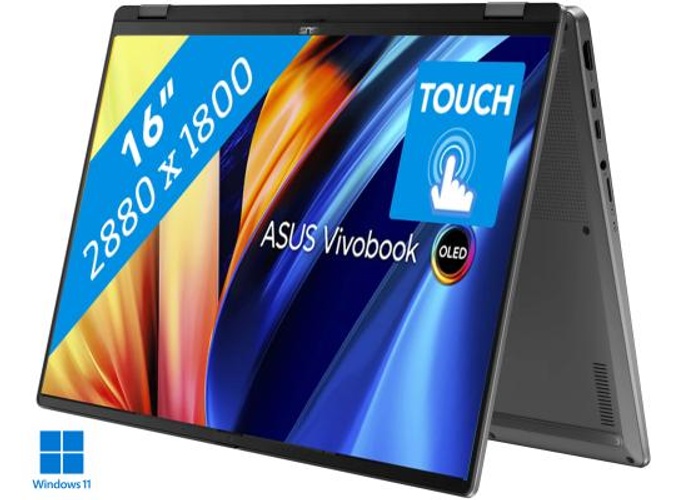ASUS Vivobook 16 Flip (2025) TP3607SH AI-Powered NEW Intel Core Ultra 7 Gen II 256V 8-Cores Ultimate Flexibility w/ NVIDIA RTX 5050 8GB DDR7 & OLED 3K 120Hz Touch Screen product thumbnail 2
