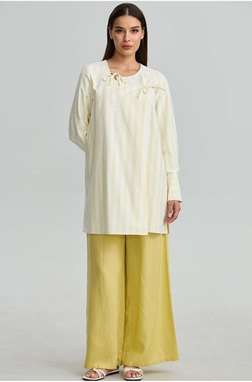 Wide Smocked Waist Pants product thumbnail 2