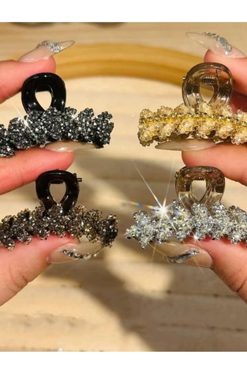 Set of 4 - Crystal Hair Clips product thumbnail 3