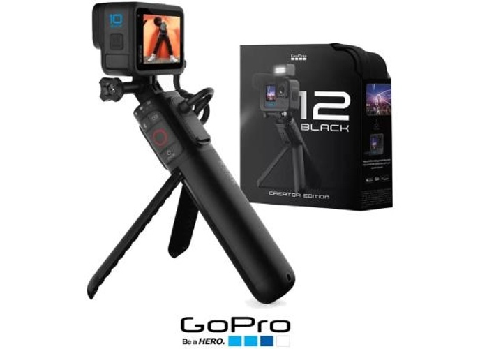 GoPro HERO12 Black Creator Edition - Includes HERO12 Black , Volta (Battery Grip, Tripod, Remote), Media Mod, Light Mod, Enduro Battery, and Carrying Case product thumbnail 2