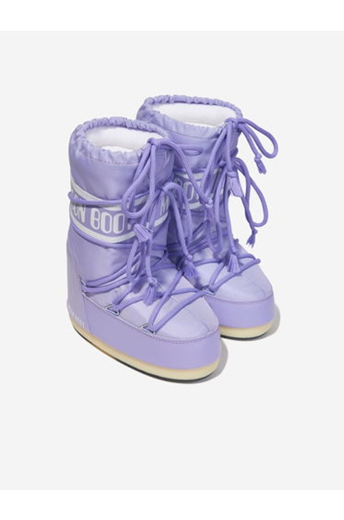 Kids Icon Nylon Snow Boots in Purple product thumbnail 2