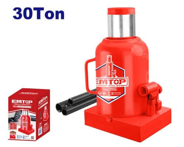 EMTOP EHJK1301 – 30 Ton Hydraulic Bottle Jack