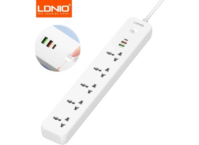 LDNIO SC5319 Multi Socket Extension Lead with 5 AC 3 USB Power Socket Plug Extender 2M product thumbnail 2